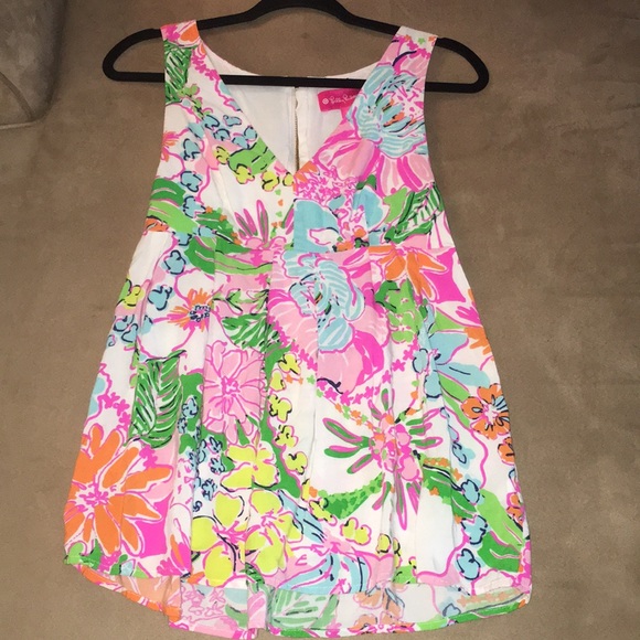 Lilly Pulitzer for Target Tops - Lilly Pulitzer Size Small Zip Back Tank